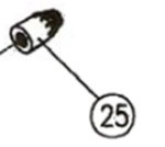 Ремкомплект для пневмогайковерта JTC-5815 (25) шестерня JTC