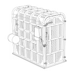 Клеть для накачки грузовых колес и спецтехники NORDBERG 46TC16