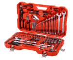 Набор инструментов 146 предметов слесарно-монтажный 1/2",1/4" 6-ти гран.в кейсе JTC