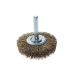 Кордщетка для дрели дисковая 50х10мм латунь JTC