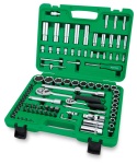 Набор инструментов в чемодане 1/4" и 1/2" 6-гр., 94 предмета TOPTUL