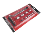 Набор головок торцевых и бит 1/4" 7-12мм SL, PH, TORX 18 предметов в кейсе JTC