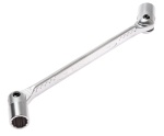 Ключ торцевой прямой 12х13мм шарнирный L=220мм JTC