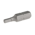 Бита HEX H3х25мм 1/4" DR 6-ти гранная S2 JTC