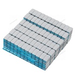 Грузики самоклеящиеся (12х5 г) Fe закругленные L=14 см, серые, 50 лент NORDBERG W5FR3G