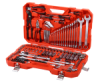 Набор инструментов 146 предметов слесарно-монтажный 1/2",1/4" 6-ти гран.в кейсе JTC