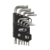 Набор ключей TORX ТS10-ТS50 пятилучевых Г-образных с отверстием 9 предметов JTC